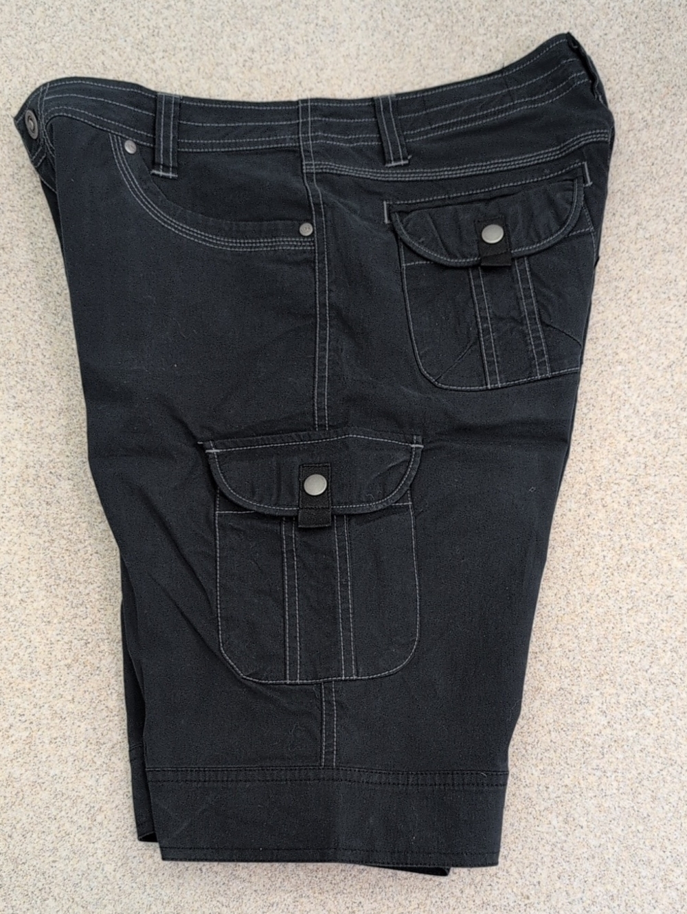 Kuhl Shorts, Cargo Hiking Mountain Culture, Vintage Patina Dye, Blue, Women's 10 - Picture 5 of 13